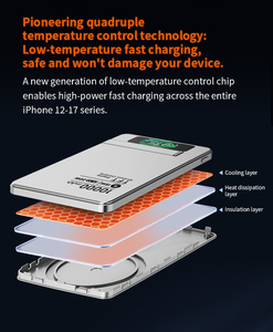 <span class=keywords><strong>Batterie</strong></span> <span class=keywords><strong>externe</strong></span> magnétique sans fil 20W, créative et portable, 10000 mAh, charge rapide, <span class=keywords><strong>batterie</strong></span> <span class=keywords><strong>externe</strong></span> en alliage d'aluminium avec support - Product Image 5