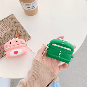 Housse de protection personnalisée pour écouteurs 3D en silicone souple, dessin animé mignon, dinosaure, Airpods 1 2 <span class=keywords><strong>Pro</strong></span>, Airpods 3 - Product Image 5