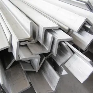 Preço de material de construção de alta qualidade A36 ferro laminado a quente Q235 Ss400 barra de aço de ângulo igual