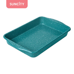 Suncity Round Pizza Pan Teflon Coated Carbon Steel Oven Safe Baking Dish For Pizzas And Cakes - Product Image 2
