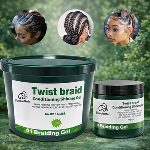 Neatbraiding เจลดรอล๊อคประกายสดชื่นสายเปียบิดเกลียวที่แข็งแกร่งเป็นพิเศษยึดขอบควบคุมน้ำได้โดยไม่ต้องหลุดลอก - Product Image 4