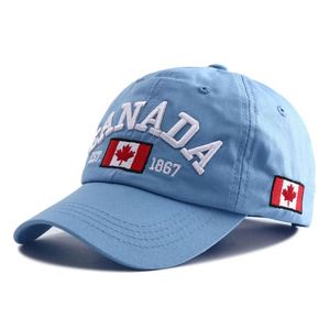 Casquette de basket-ball Canada Dad avec logo brodé, souvenir, cadeau, voyage, casquette de sport 6 panneaux - Product Image 5