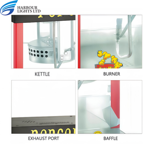 آلة بيع الغاز الفشار التجارية الأوتوماتيكية لتقديم الطعام الصغيرة الأعمال الساخنة صنع الفشار - Product Image 3