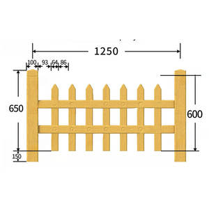 Dalle de ciment décoratif réutilisable grain planche de <span class=keywords><strong>bois</strong></span> ABS plastique moule coffrage barrie béton clôture moule moule - Product Image 2