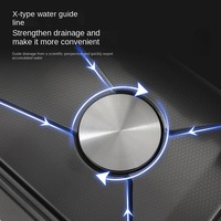 Évier de cuisine intelligent Hi-Tech Waterfall, évier numérique multifonctionnel à montage surélevé avec accessoires Fregaderos De Coina