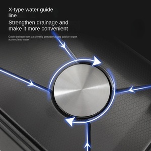 Évier de cuisine intelligent Hi-Tech Waterfall, évier numérique multifonctionnel à montage surélevé avec accessoires Fregaderos De Coina - Product Image 6