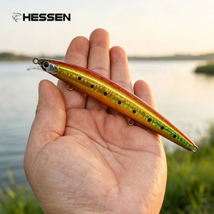 Leurres de pêche Minnow 120mm 13.5g, appât dur flottant, <span class=keywords><strong>crankbait</strong></span> pour brochet, brochet lourd, carpe - Hessen, appât artificiel - Product Image 4