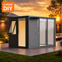 Kit de Chambre Modulaire en Aluminium Cocovia TF30 – Bureau de Jardin Moderne en Kit et Studio de Jardin pour Villa ou Supermarché