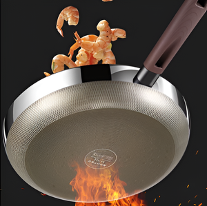 ชุดเครื่องครัวสแตนเลสเคลือบไทเทเนียม 7 ชั้น หนาพิเศษ ราคาโรงงาน กระทะขอบตรง พร้อมฝาแก้ว - Product Image 3