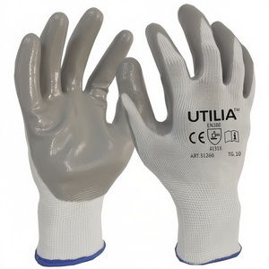 Guantes de Trabajo de Nitrilo y Nailon Utilia, Talla 10, Protección Industrial - Product Image 2