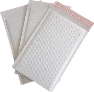 Самоклеящаяся белая пузырчатая пленка с логотипом на заказ, маленькая пузырчатая почта, конверт для доставки