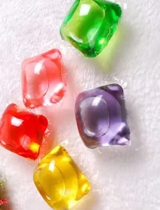 Chaono Personnalisable 8g Lessive Pod Capsules Distributeur de liquide jetable <span class=keywords><strong>Gel</strong></span> de lavage Film soluble dans l'eau écologique pour vêtements - Product Image 5