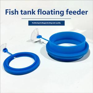 Alimentador de Peces para Acuario Confiable con Ventosas, Estructura Flotante, Apto para Peces Pequeños y Camarones de Agua Salada - Product Image 3
