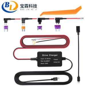 Câble abaisseur de tension 12V/24V vers 5V pour caméras embarquées, protection contre les basses tensions, surveillance de stationnement, fourniture fabricant L200 - Product Image 6