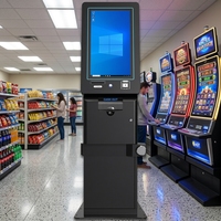 Promotion : Kiosque de rédemption tactile incurvé en acier pour distributeur automatique, sur pied, pour centre commercial, avec garantie d'un an, en anglais