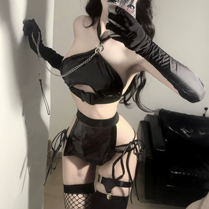 Disfraz de Sirvienta de Cuero con Soporte para Personalización, Delantal Transparente, Disfraz de Juego de Roles, Lencería Sexy, Gran Venta - Product Image 3