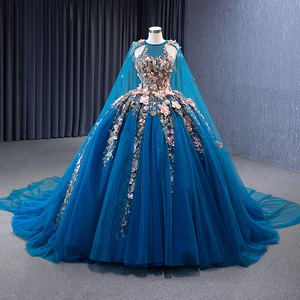 Rsm231053 Nouvelle Robe de Soirée Longue pour Femme, Style A-Line, avec Appliques et Châle, pour Banquet et Fête - Product Image 1