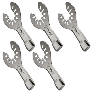 <span class=keywords><strong>Lame</strong></span> de coupe en acier inoxydable à crochet pour travaux de précision, idéale pour l'élimination du calfeutrage des planchers en bois et pour des coupes nettes dans les espaces restreints - Product Image 1