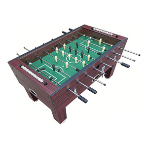 Table de <span class=keywords><strong>baby</strong></span>-<span class=keywords><strong>foot</strong></span> professionnelle robuste marron foncé à <span class=keywords><strong>monnayeur</strong></span> de 1,5 m pour adultes - Product Image 2