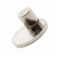 Aimant cylindrique puissant en néodyme 10 mm x 10 mm, grade N35 N52, aimant permanent en terres rares pour expériences scientifiques et outils de bureau