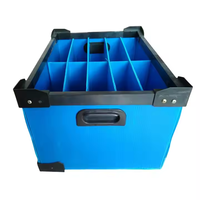 Boîtes en plastique colorées écologiques PP Conseil creux avec couteau Carte Solution d'emballage durable