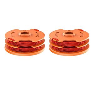 2 แพ็ค WA0007 สายเอ็นตัดหญ้าแบบม้วนพร้อมด้ายสำรอง 2x5 ม. (16 ฟุต) 1.6 มม. สำหรับ WORX WG116 WG118 WG119 วัสดุ ABS คุณภาพสูง - Product Image 1