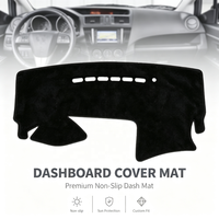 Pour MAZDA 5 MK3 2011 2012 2013 2014 2015 2016 Housse de tableau de bord de voiture Accessoires auto Housse de protection de tableau de bord avec antidérapant
