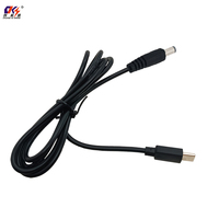 Câble de charge USB Type C mâle vers DC 5521 5525 mâle OEM d'usine, longueur personnalisée, cordon d'alimentation DC pour ordinateur portable, routeur WIFI