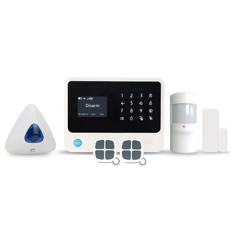 Bester Verkauf viele Jahre drahtloses WIFI/GSM/GPRS-Alarmsystem für die Sicherheit zu Hause G90B plus Touchscreen-Alarmsystem