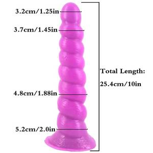 Sex Shop 25Cm en forma de concha cuentas acanaladas Correa en consolador con cinturón de cuero genuino para mujeres Vagina Anal lesbiana - Product Image 3