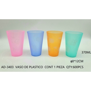 Gobelets en plastique CASAMAX WL AD-3403 370 ml, couleurs assorties, fournisseur d'articles de boisson, qualité supérieure, durables, élégants, luxueux - Product Image 1