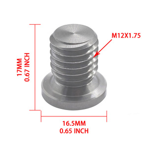 ซีรีส์ M12 ใหม่ (1.25/1.5/1.75) ปลั๊กหกเหลี่ยมสแตนเลสเกรดสูง 304 พร้อมแหวนซีลทองแดง ป้องกันการรั่วซึม ชุบนิกเกิล สำหรับเครื่องยนต์ - Product Image 3