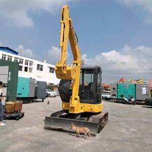 Excavadora de cadenas usada de 5.5 toneladas Komatsu PC55 Mini Excavadora PC55MR-2 con giro de cola cero, compacta y lista para trabajar - Product Image 4