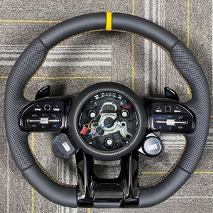 Volant de course de <span class=keywords><strong>sport</strong></span> en fibre de carbone de haute qualité pour mercedes-benz CLA GLA GLC GLE GLS W205 W213 W222 W177 AMG W205 W213 - Product Image 1