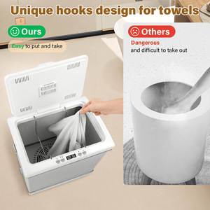 Chauffe-serviettes Rectangle de luxe professionnel 35L pliant sèche-serviettes humide pour salle de bain - Product Image 5