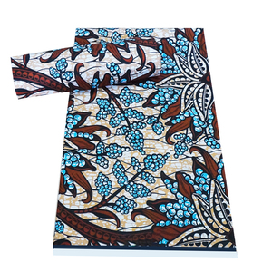 Pabrik grosir lilin asli kain lilin Ankara Afrika benar 100% katun cetak kain Afrika lilin cetak kain Batik tisu