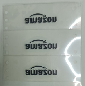 Tùy Chỉnh 0.5Mm Dày Tpu Khắc Phim Mềm Có Thể Giặt Nhiệt Chuyển Giao In Ấn Logo Nhãn Sticker Cho Âm Thanh Loa Máy Tính - Product Image 4