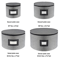 Tasses de voyage en cuir, stockage rigide, conteneurs de vaisselle empilables, assiettes à salade, vaisselle de Protection des récipients, expédition en chine