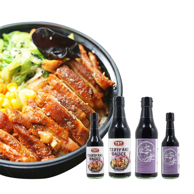 Соус TSY от производителя, горячая Распродажа, японский соевый соус, фри, курица, черный, барбекю, мгновенная еда, соус Teriyaki