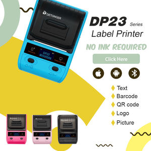 Colour Small Printing Maker Machine Roll Sticker Inkless Portable Price Tag Mini <strong>Color</strong> Cloth Cable Barcode Thermal <strong>Label</strong> <strong>Printer</strong> - Product Image 4