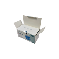 Boîte de papier Kraft en carton à verrouillage automatique de haute qualité en gros stratification mate Portable couvercle rabattable crochet bas conception en relief pour