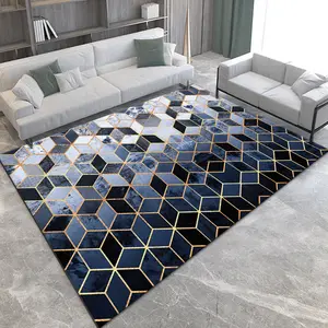 新产品推出家用印花豪华视觉超细纤维3d地毯