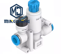 Vanne de contrôle pneumatique VRPA-CM-Q4-E 4 mm à raccord rapide, vanne unidirectionnelle pour le contrôle du flux d'air, vanne anti-retour pour l'automatisation industrielle