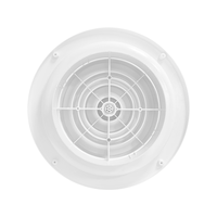 Diffuseur d'air rond en plastique ABS, sortie de ventilation rotative pour l'air frais et les systèmes de climatisation centralisée