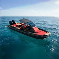 Bateaux semi-rigides et semi-rigides à coque rigide en aluminium Yoolwin de 38 pieds, haute performance, robustes, pour la pêche commerciale, à vendre
