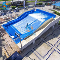 Vente flash : Machine à vagues Flowrider pour piscine de surf, durable, en acier inoxydable, aluminium, fibre de verre, gonflable, hôtel, parc d'attractions, aventure