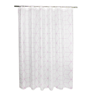 Riyidecor Rideau de Douche Moderne pour Salle de Bain 36x72 Pouces <span class=keywords><strong>Demi</strong></span>-Grand Simple Étroit pour Cabine de Douche <span class=keywords><strong>Chevron</strong></span> Chevronné Géométrique - Product Image 1