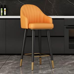 Cina all'ingrosso fabbrica elegante pelle nera cuscini da Bar sgabelli da <span class=keywords><strong>cucina</strong></span> sgabello <span class=keywords><strong>sedia</strong></span> con schienale - Product Image 5