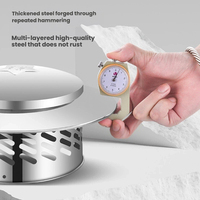 Cache-pluie de cheminée en acier inoxydable SUS304 en forme de parapluie, couvercle de ventilation de toit coupe-vent anti-insectes et anti-oiseaux pour tuyau de cheminée extérieur et sous-sol