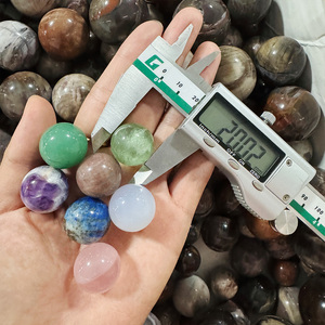 Bán Buôn Kích Thước Nhỏ 20Mm Đá Quý Tự Nhiên Sphere Đánh Bóng Pha Lê Bóng Trang Trí Chữa Bệnh Đá Khắc Cho Trang Trí Quà Tặng - Product Image 5